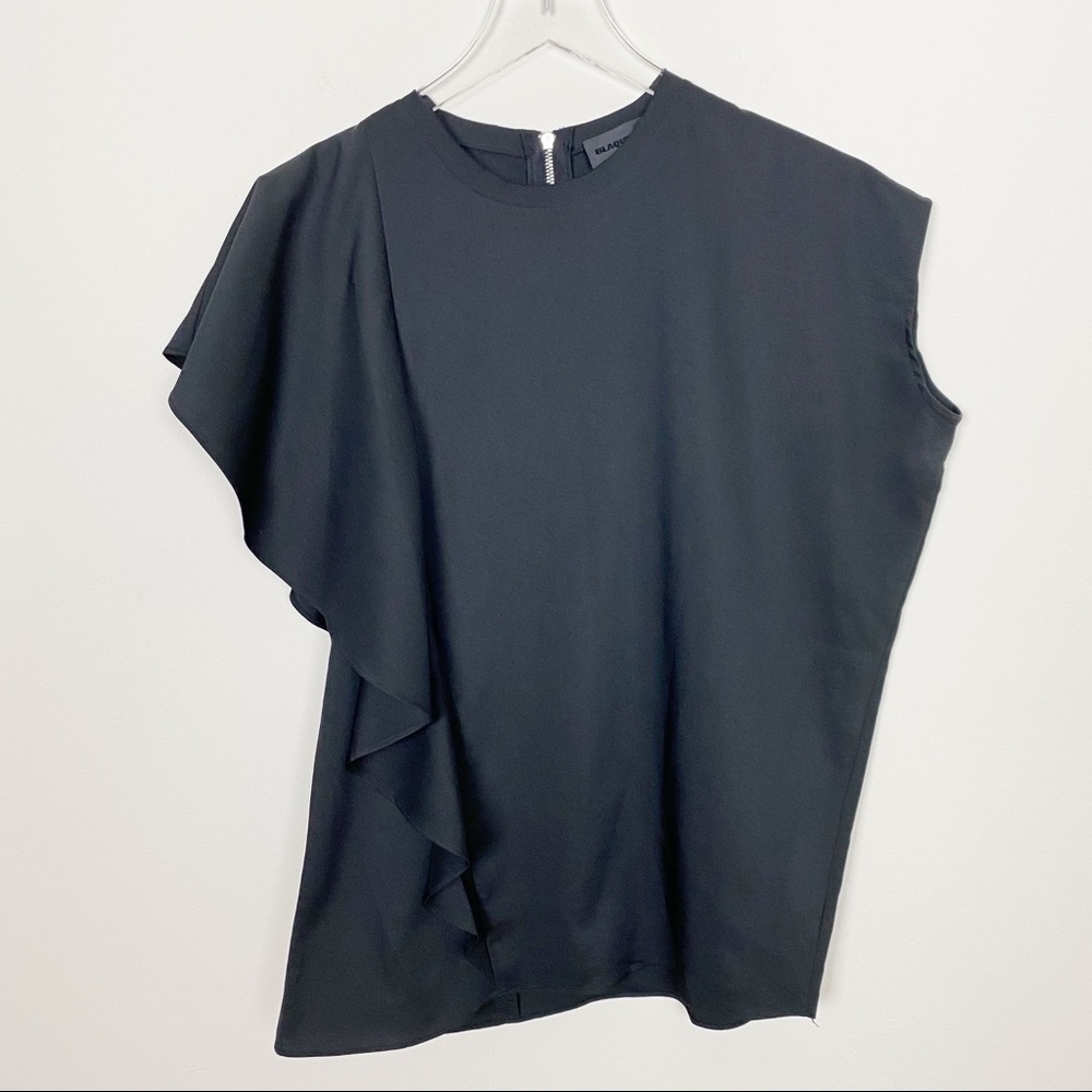Blaque Lable black ruffle sleeve top - Picture 2 of 3